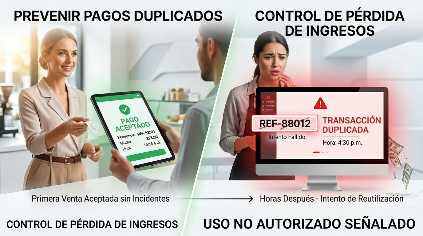 Caja Segura ayuda a evitar que una referencia de pago sea utilizada dos veces